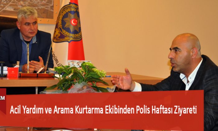 Acil Yardım ve Arama Kurtarma Ekibinden Polis Haftası Ziyareti