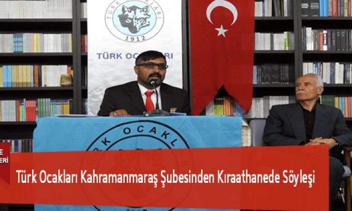 Türk Ocakları Kahramanmaraş Şubesinden Kıraathanede Söyleşi