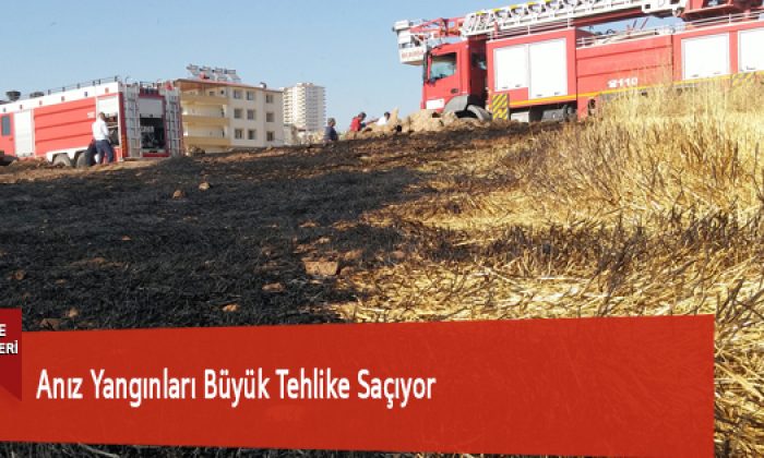 Anız Yangınları Büyük Tehlike Saçıyor