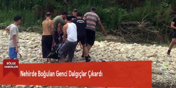 Nehirde Boğulan Genci Dalgıçlar Çıkardı