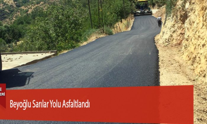 Beyoğlu Sarılar Yolu Asfaltlandı