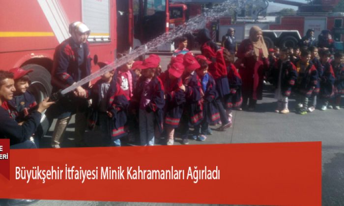 Büyükşehir İtfaiyesi Minik Kahramanları Ağırladı