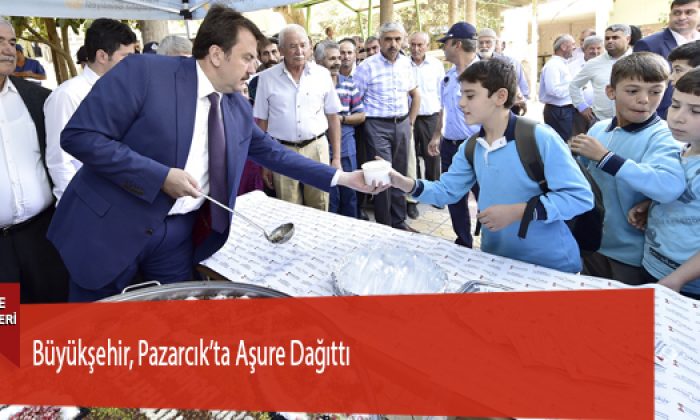 Büyükşehir, Pazarcık’ta Aşure Dağıttı