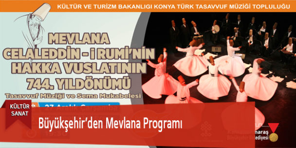Büyükşehir’den Mevlana Programı