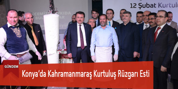 Konya’da Kahramanmaraş Kurtuluş Rüzgarı Esti