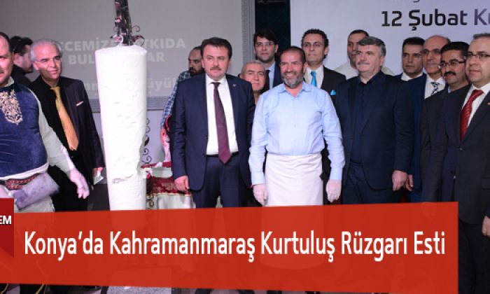 Konya’da Kahramanmaraş Kurtuluş Rüzgarı Esti
