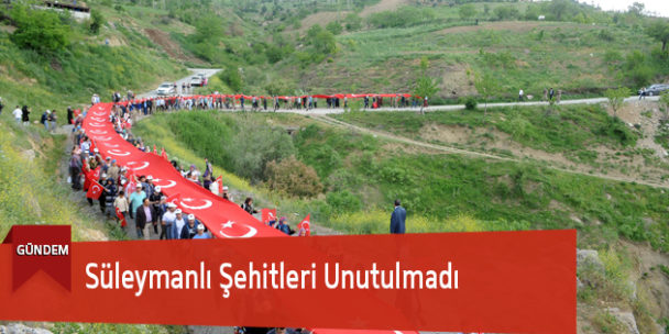 Süleymanlı Şehitleri Unutulmadı