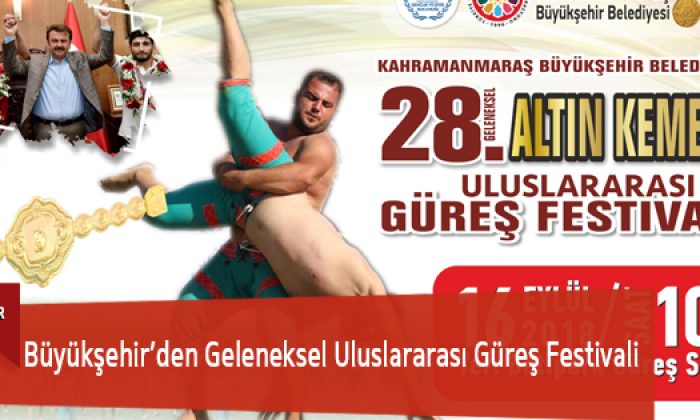Büyükşehir’den Geleneksel Uluslararası Güreş Festivali