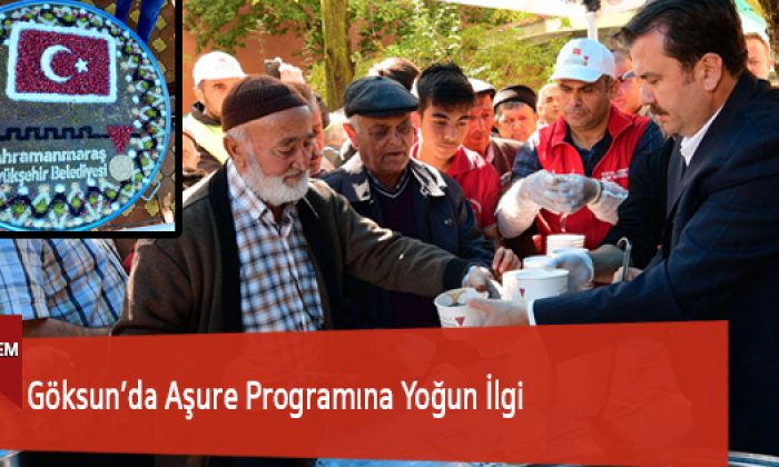 Göksun’da Aşure Programına Yoğun İlgi