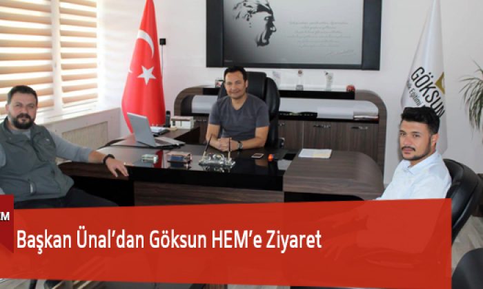 Başkan Ünal’dan Göksun HEM’e Ziyaret