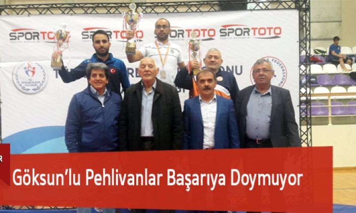 Göksun’lu Pehlivanlar Başarıya Doymuyor