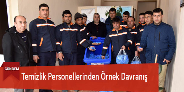 Temizlik Personellerinden Örnek Davranış