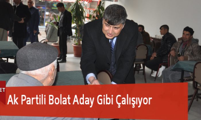 Ak Partili Bolat Aday Gibi Çalışıyor