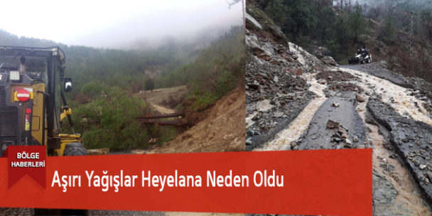 Aşırı Yağışlar Heyelana Neden Oldu
