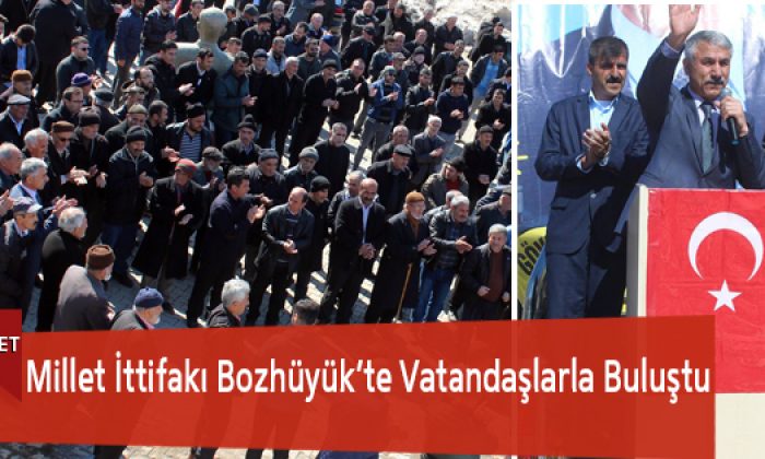 Millet İttfakı Bugün Bozhüyük’te Vatandaşlarla Buluştu