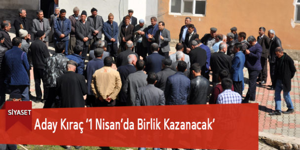 Aday Kıraç ‘1 Nisan’da Birlik Kazanacak’