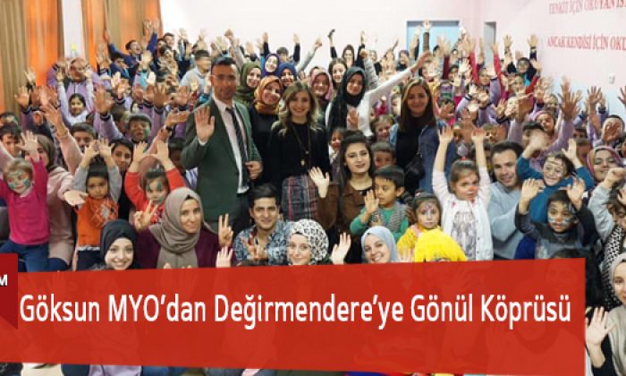 Göksun MYO’dan Değirmendere’ye Gönül Köprüsü