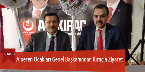 Alperen Ocakları Genel Başkanından Kıraç’a Ziyaret