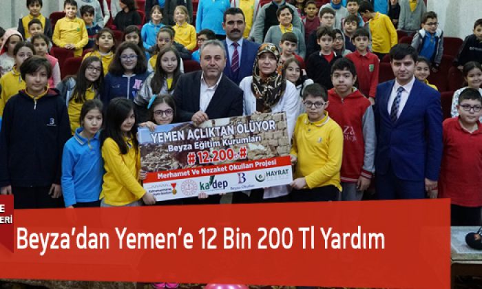 Beyza’dan Yemen’e 12 Bin 200 Tl Yardım