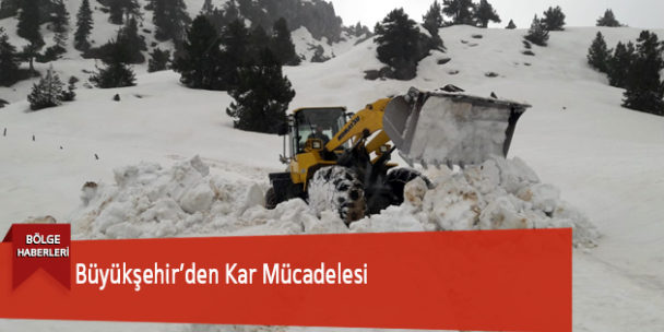 Büyükşehir’den Kar Mücadelesi