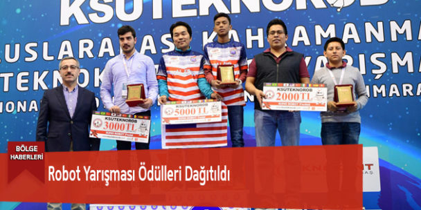 Robot Yarışması Ödülleri Dağıtıldı