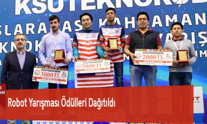 Robot Yarışması Ödülleri Dağıtıldı