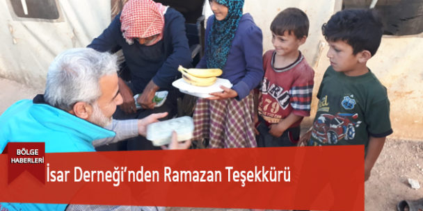 İsar Derneği’nden Ramazan Teşekkürü
