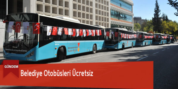 Belediye Otobüsleri Ücretsiz