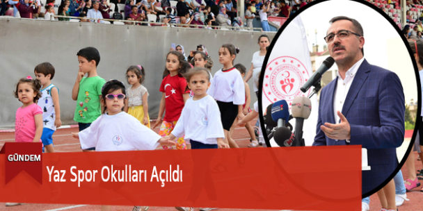 Yaz Spor Okulları Açıldı