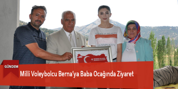 Milli Voleybolcu Berna’ya Baba Ocağında Ziyaret