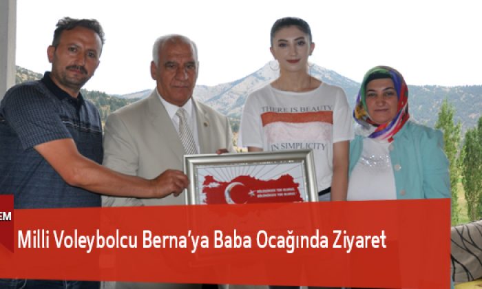 Milli Voleybolcu Berna’ya Baba Ocağında Ziyaret