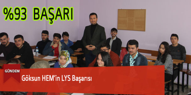 Göksun HEM’in LYS Başarısı