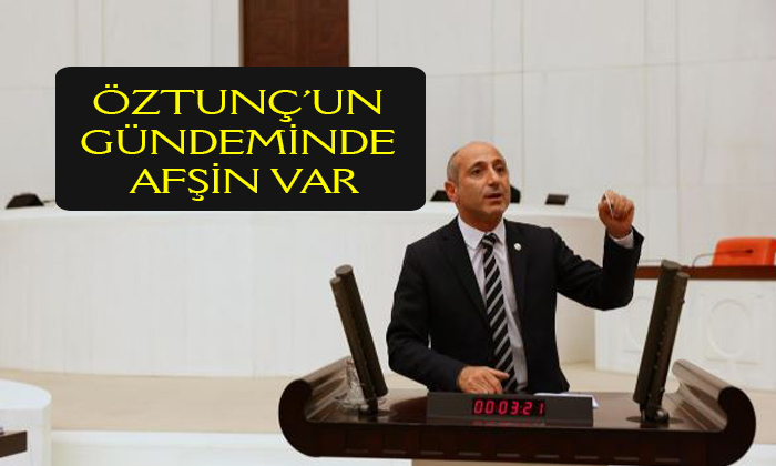 CHP’li Öztun “Afşin’de Neden Doktor Yok?”
