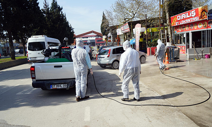 Sanayi Sitesi Dezenfekte Edildi