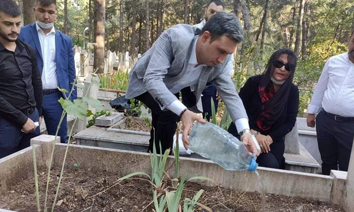 Ülkücü Şehit Mezarı Başında Anıldı!
