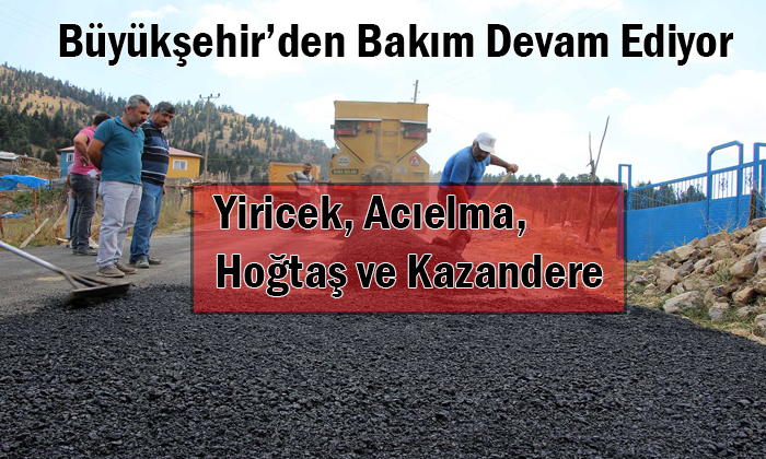 Grup Yollarında Bakım Devam Ediyor