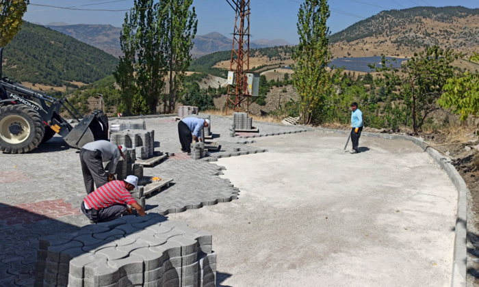 Büyükşehir Göksun Elmalar Sosyal Tesisi’ne Bakım Yaptı