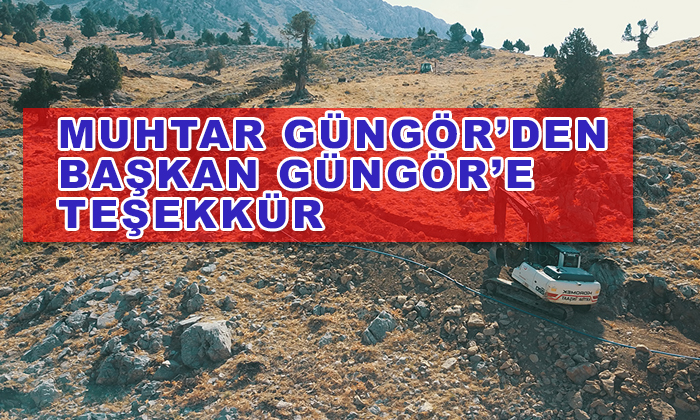 Göksun Elmalı’ya Cazibeli Kaynak Suyu