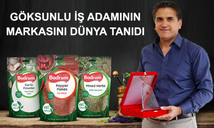 GÖKSUNLU İŞ ADAMININ MARKASINI DÜNYA TANIDI