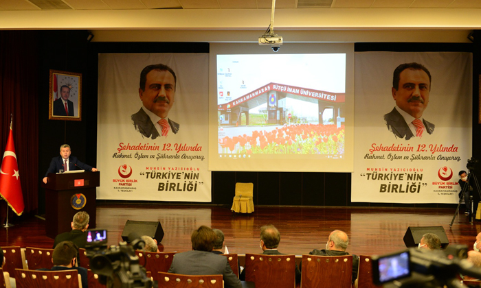 Kahramanmaraş’ta Muhsin Yazıcıoğlu’nu Anma Programı Yapıldı