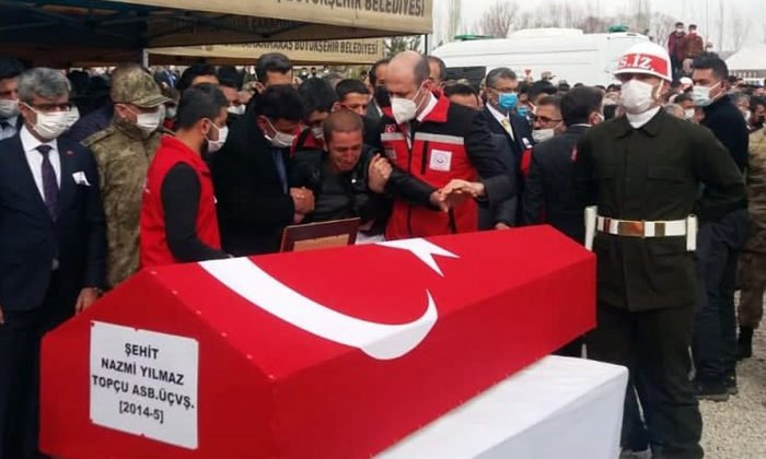 Kahramanmaraş Şehitlerini Uğurladı