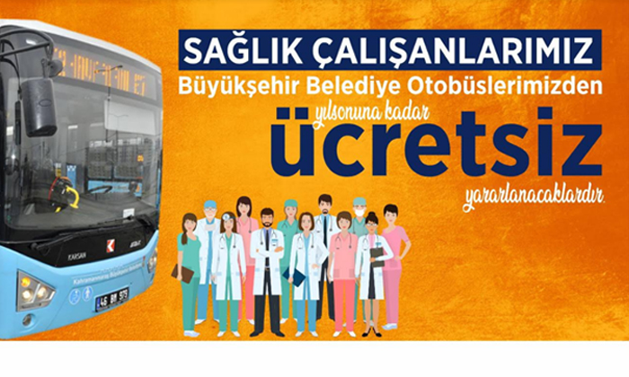 Kahraman Sağlıkçılara Büyükşehir’den Destek