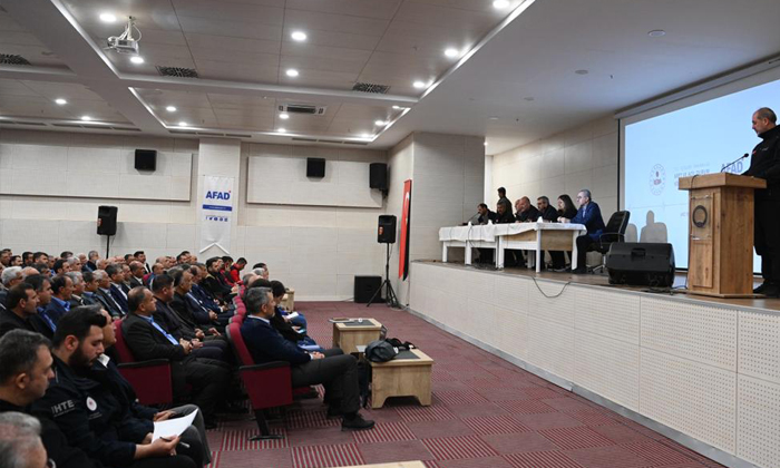 Bakan Soylu Muhtarlarla Buluştu