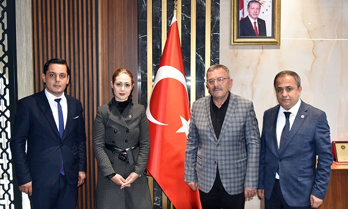 Aday Karakoç Dora’dan Başkan Aydın’a Ziyaret