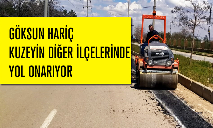 Büyükşehir Kuzey İlçelerde Hasarlı Yolları Onarıyor